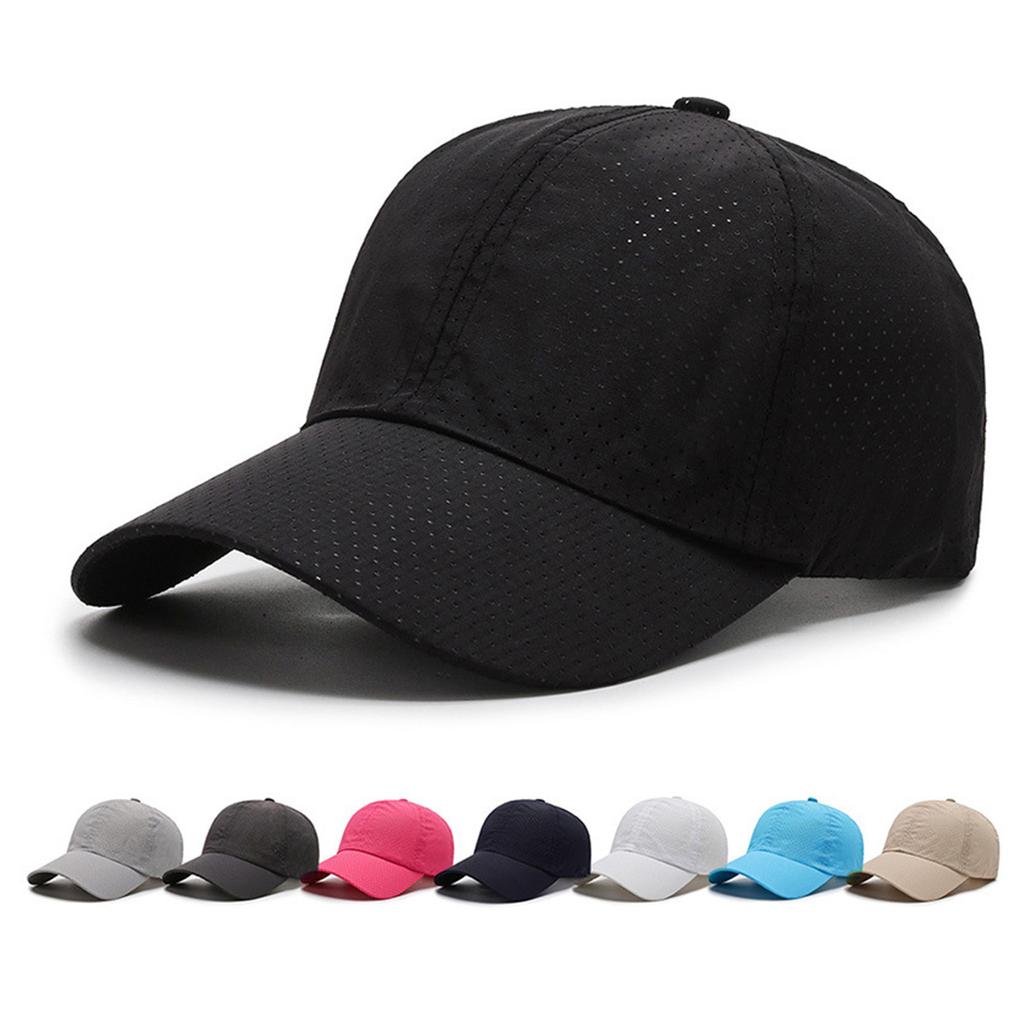 Breathable Baseball Hat Quick Drying Hat Adjustable Head Straps Hat Fishing Climbing Travel Hat for Male Sunproof