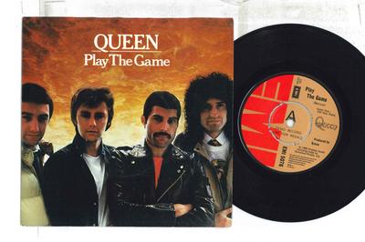 7inch Record QUEEN - Play The Game / A Human Body EMI5076PROMO EMI 1980 UK Rock Used