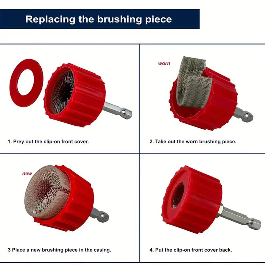 AD11 6 sztuk czyścików do rur miedzianych, poręczny hydraulik, szczotka do czyszczenia rur miedzianych, czyścik do rur miedzianych (3 rozmiary)