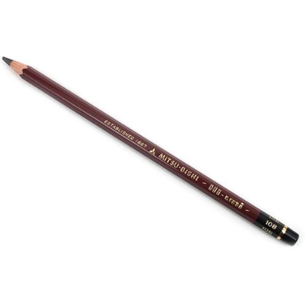Карандаш Mitsubishi Pencil Hiuni 10B HU10B Отдельный предмет Набор-резюме [3 шт.]
