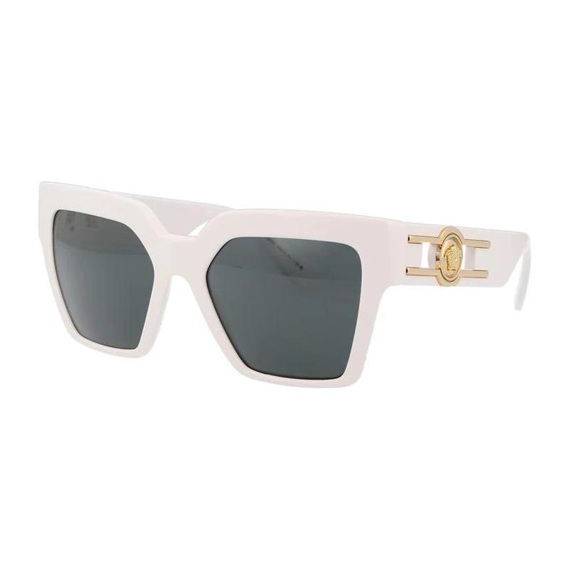 Versace Temple Logo Acetate Irregular Sunglasses Women's Pink 6833793 0VE445831487-pink 54