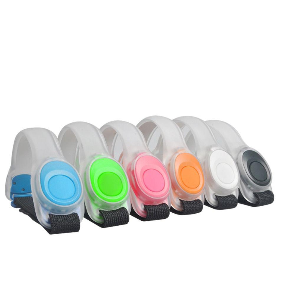 

Plastic PVC Running Arm Belt Wearable Night Warning Wristband Outdoor Sports Night червоний