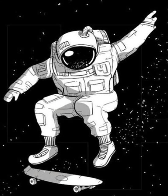 RUOPOTY צייר לפי מספרים אסטרונאוט איור קיר אמנות ייחודית מתנה מצוירת ביד תמונה לפי מספרים ירח לסלון