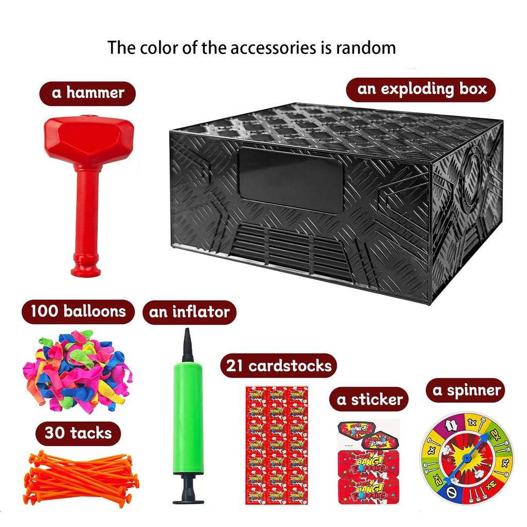 Teasing, Parody, Balloon Explosion, Decompression, Venting, Toy, Multiplayer Gathering, Interactive Board Game