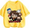 Summer Casual Crew Neck T Shirt Cute Cartoon Harry Potter Print Fashion Street Leisure Tops Kids Boys Girls 3 14 Years