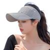 Leerer Zylinder Damen Koreanische Version Frühling und Sommer Outdoor-Sportkappe Dachlose Studenten-Sonnenhut Schatten Sonnenschutzhut