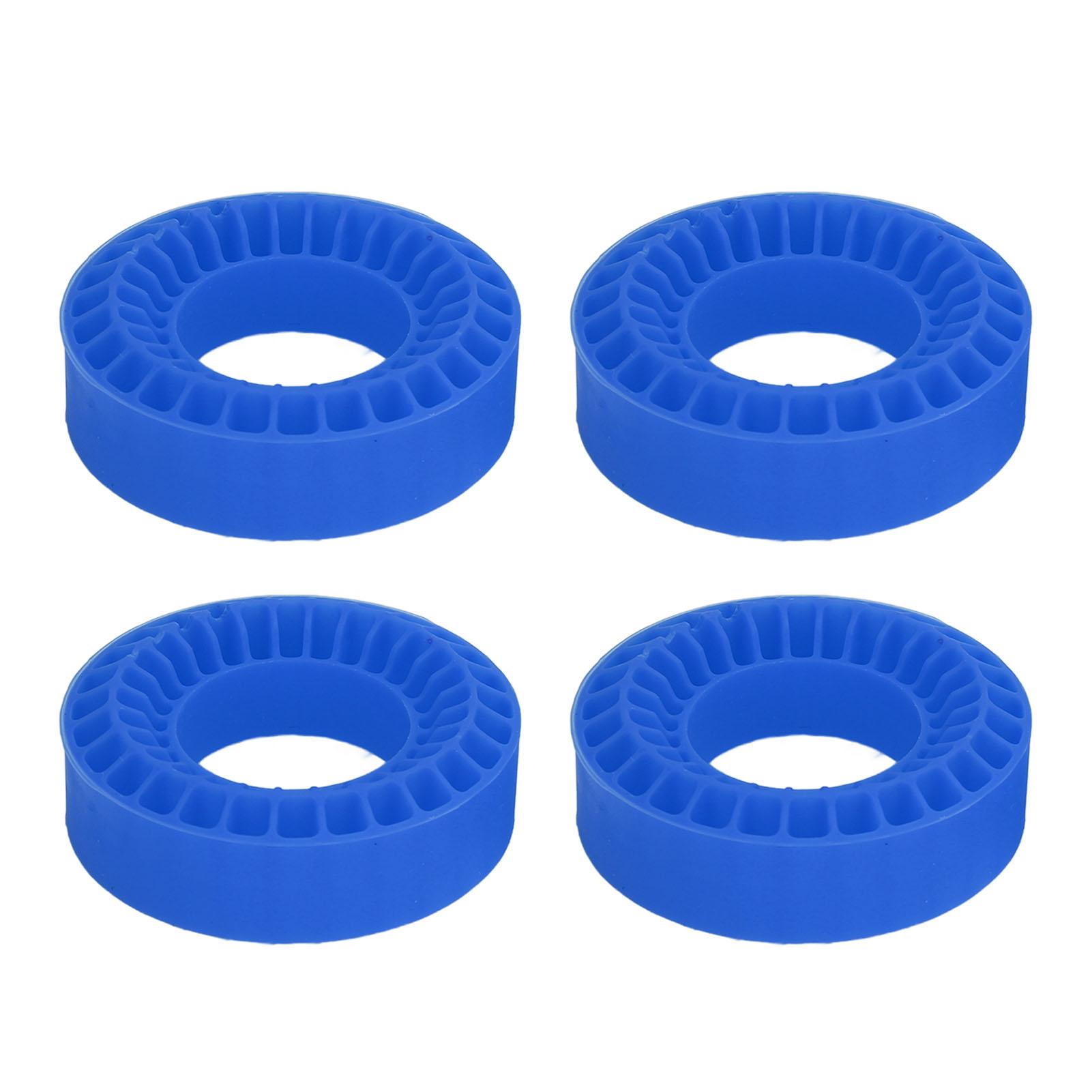 

4 шт. Вставка для шин 1,0 дюйма Двошаровий порожнистий силіконовий водонепроникний внутрішній наповнювач автомобільної шини RC для SCX24 Blue