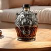 Tequila Decanter Glass Whiskey Wine Decanter Bottle Animal Design Wine Storage Container Kitchen Accessories for Bourbon Brandy