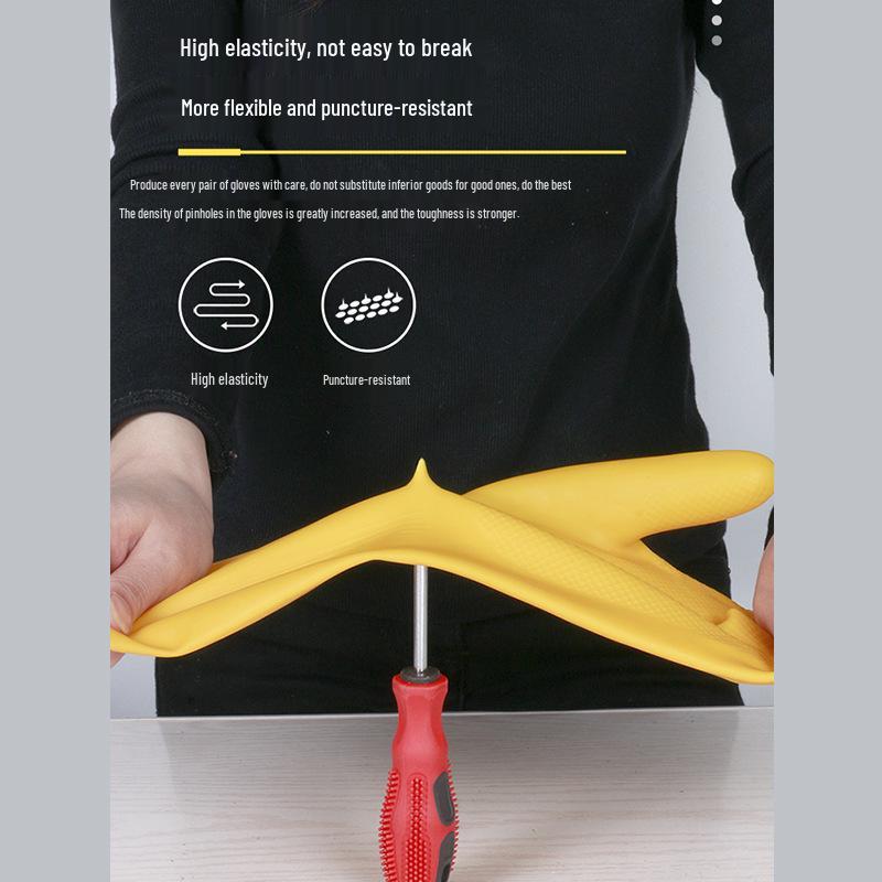 Newcomer Special: Thickened Waterproof Latex Cleaning Gloves
