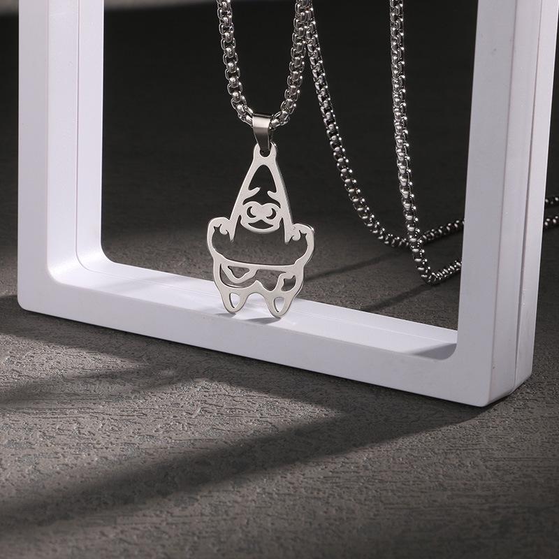 Men's Titanium Steel Hip Hop Pendant Necklace - Trendy, Non-fading Street Style