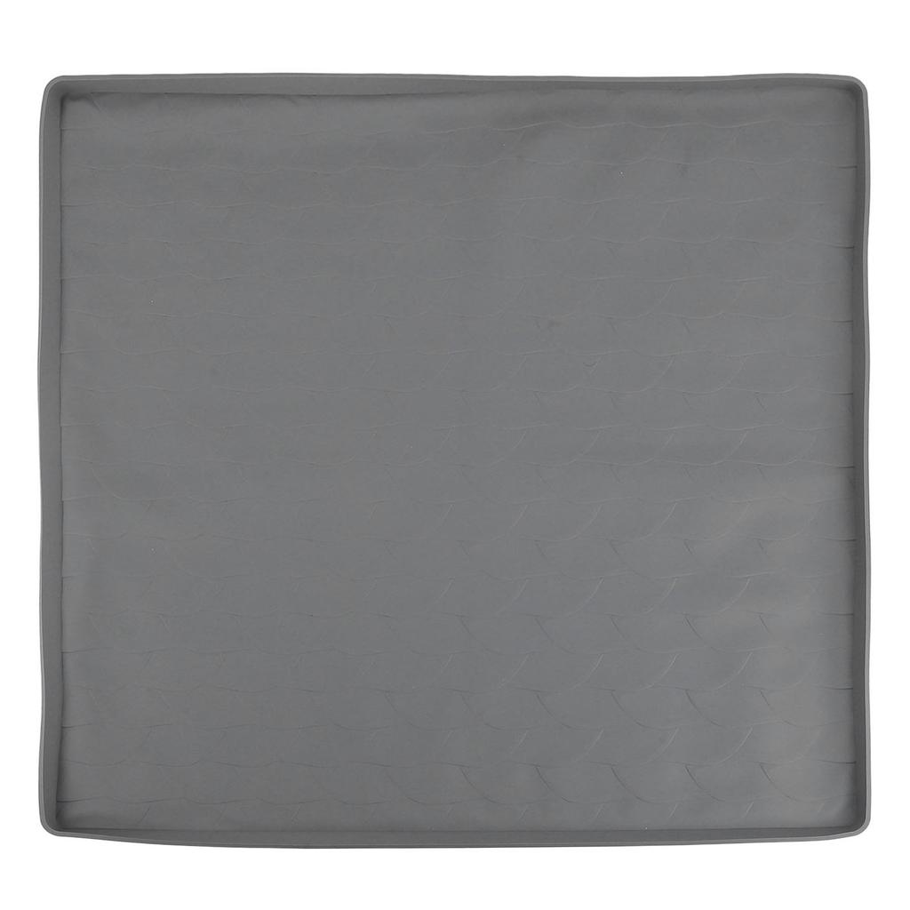 Washer and Dryer Top Mat 23.6 X 23.6in Silicone Top Cover Pad for Laudry Machine Dryer Gray