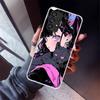 Anime Girls Cute Black Cat Phone Case For Samsung Galaxy A17 A57 A37 A16 A26 A36 A56 A15 A25 A35 A55 A14 A13 A54 A53 A34 A24 A33