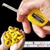 Mini Retractable Tape Measure Keychain Portable Sewing Ruler Measuring Tool 1M 2M Clear Scale Inch Centimeter Travel Household