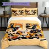 3pcs Duvet Cover Set (1*Duvet Cover + 2*Pillowcase, Without Core), Haikyu Print Bedding Set, Bedroom Decor, All‑Season, Birthday Gift