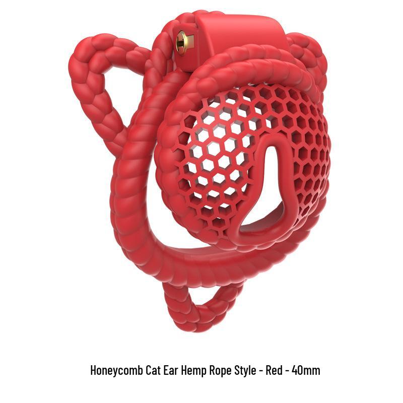 Men's Full Body Bondage Kit with Rope, Chastity Lock, and Pot Lid for Cross-Dressers - Erotic Outdoor Training Supplies