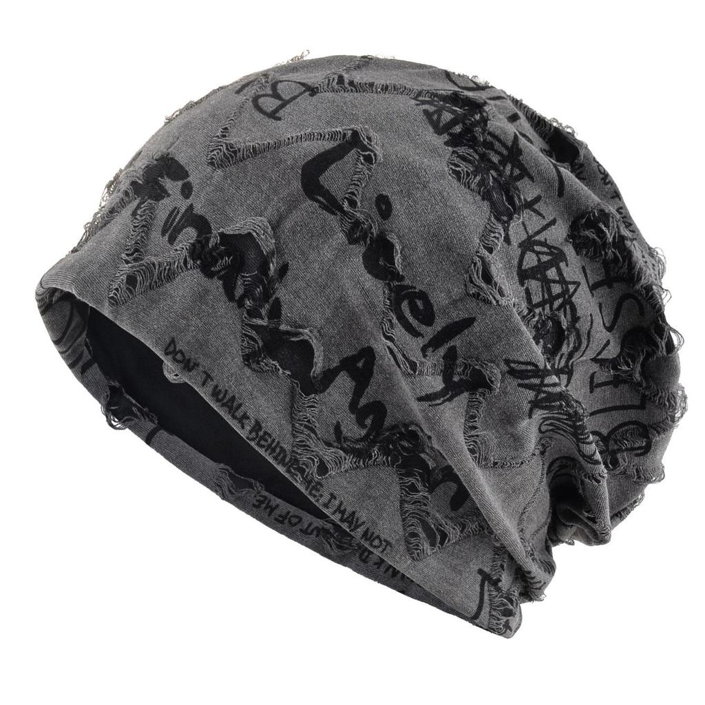 Unisex Cross-Border Lightweight Beanie – Summer & Autumn Casual Sports Hat with Letter Bandana