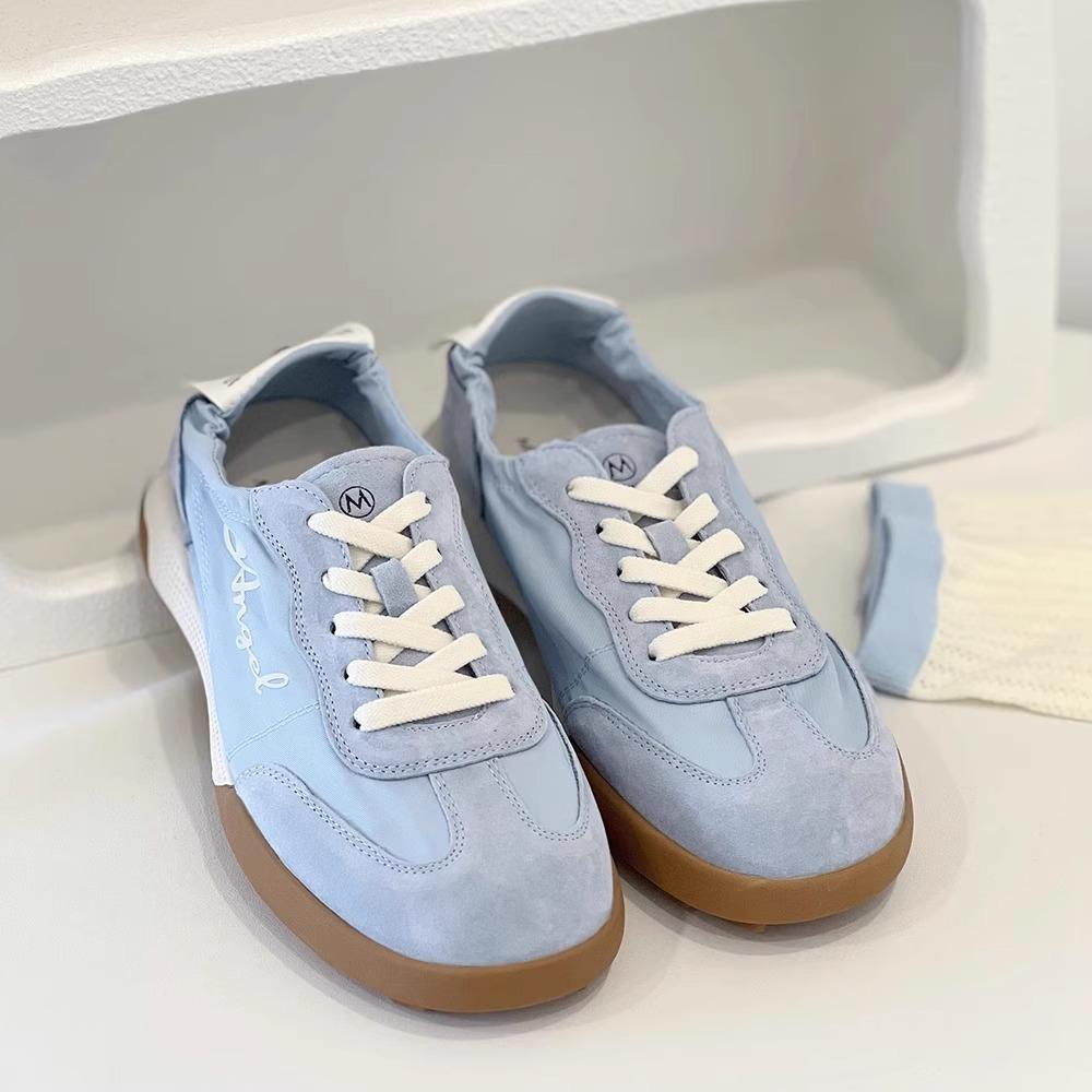 

Кожаные балетки с мягкой подошвой, дышащие туфли «Форрест Гамп», женские, новые летние, легкие, для отдыха, спортивные, белые туфли 40