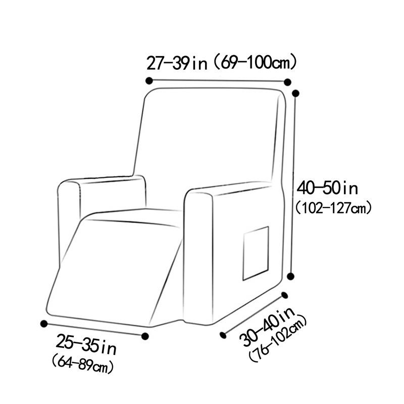 Elastic Functional Cover Allinclusive Recliner Rocking Chair Cover Printed Sofa Protective Cover Fabric Chivas Sofa Cover