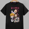 Demon Slayer Anime Nezuko Kamado Printed T Shirt Men's and Women's T Shirt Men's Top Sports T Shirt 2026 Summer New Tee