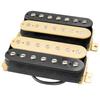 Artec HBA117 Alnico 5 Open-Type Humbucker Pickup Set for 7-String Electric Guitar, Zebra (Set of 2)