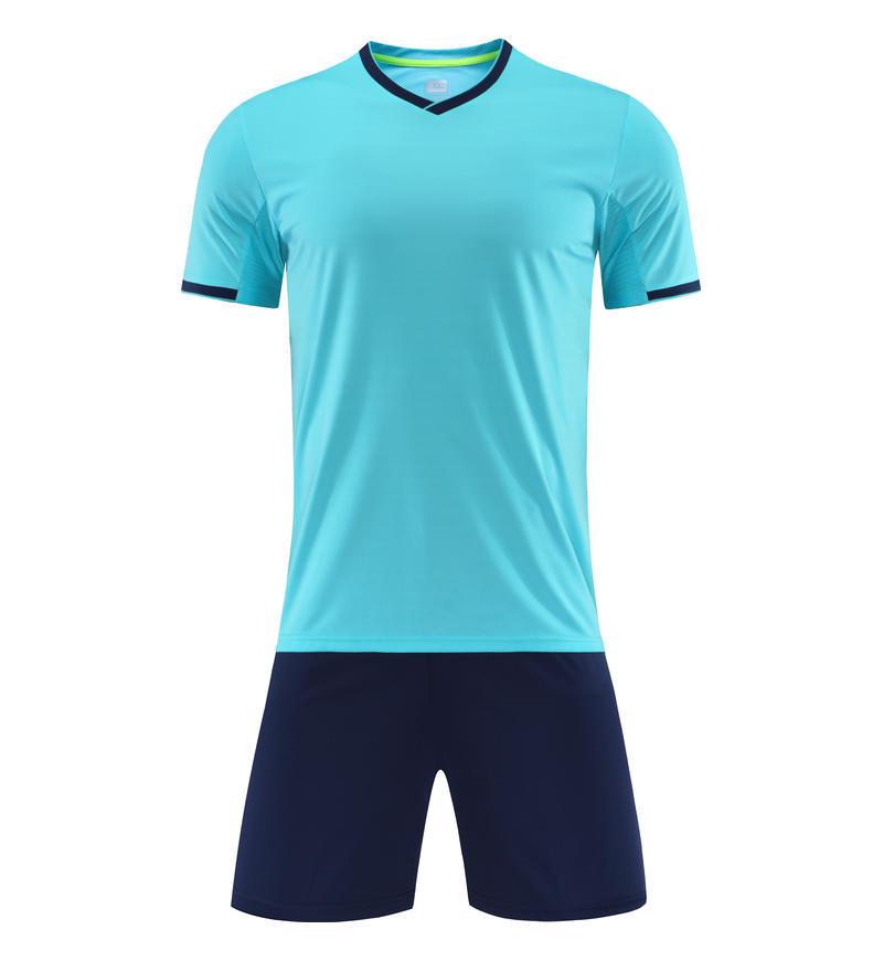 Drop-shipping Customized Football Uniform Set for Adults & Children - Printed Jerseys with Competition Numbers