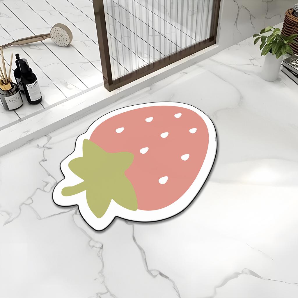 Special-shaped Bathroom Absorbent Foot Mat Thickened Diatom Mud Floor Mat Resistant To Dirty Toilet Door Mat Carpet Bathroom Mat