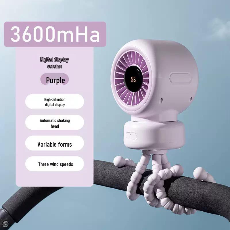 Octopus USB Portable Stroller & Desktop Fan