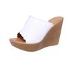 Women's Wedge Sandals 2025 Summer New Arrival: Open-Toe Chunky Sole Platform Sandals