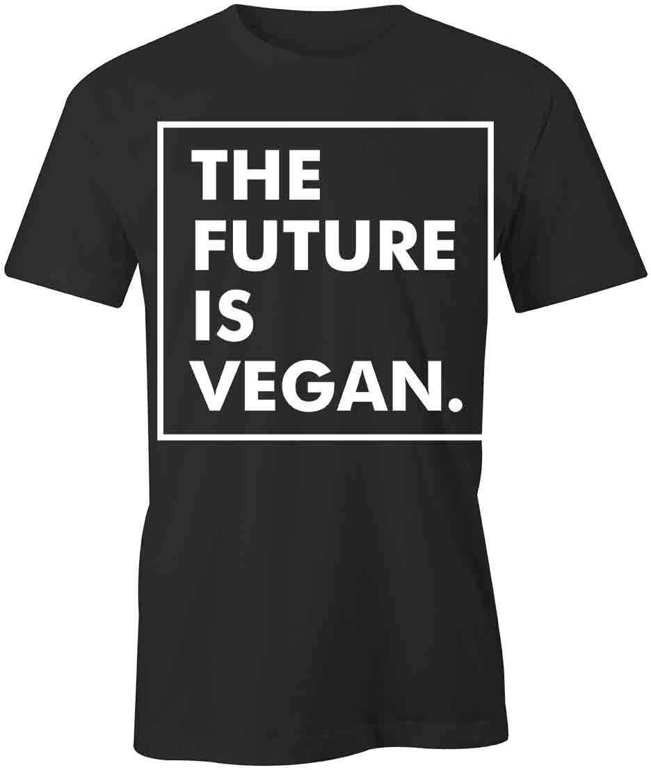 THE FUTURE IS VEGAN TShirt Tee Short-Sleeved Cotton CLOTHING S1BSA248 S