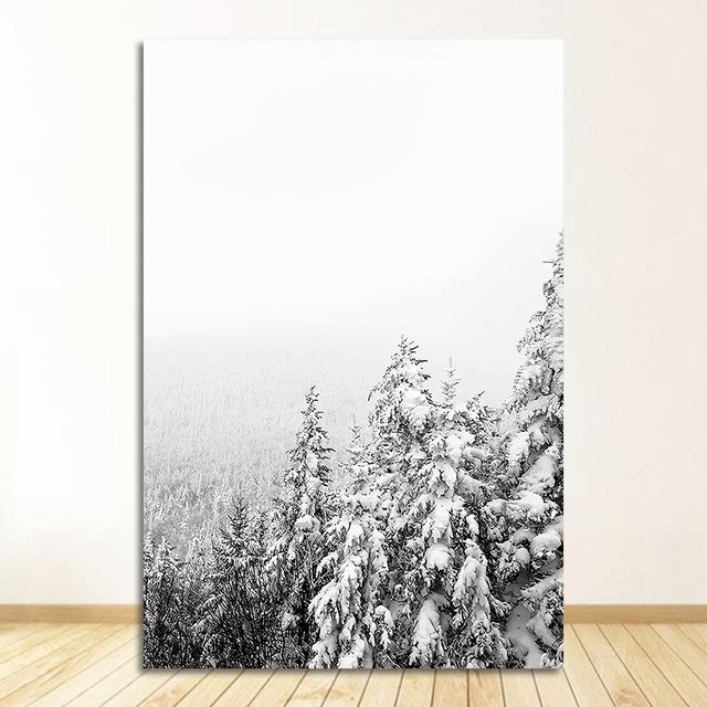 Moose Paintings Pinecone Picture Scandinavian Wall Art Canvas Painting Living Room Decoration Christmas Home Decor Poster Winter