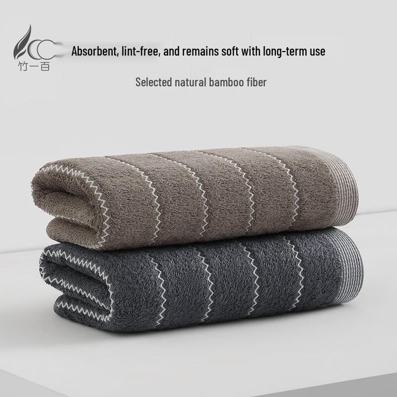 Zhu Yibai Bamboo Fiber Towel 2-Pack
