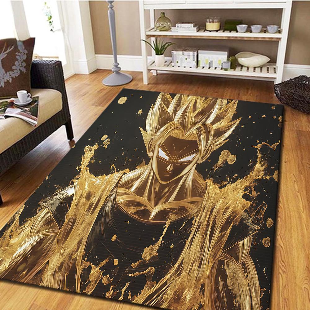 Son Goku Anime Home Decor Carpet, Bedroom Floor Rug, Digital Printing Movie Mat, Large Play Mat -HYQ31