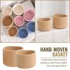 Handgjord vävd förvaringskorg av bomullsrep Underkläder Strumpor Förvaringskorg Nyckel Plånbok Förvaringskorg Skrivbordsorganiseringskorgar