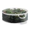 Transparent Holiday Decoration Organiser Bag With Reinforced Zippers Lightweight PVC Materials Wreath Protective Case