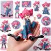 Figure Kasane Teto Red Hair Red Pupils Music Icons Action Figure PVC Model Collection Anime Figurine Birthday Gift