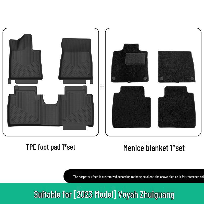 Umweltfreundliche TPE-Fußmatten & Kofferraummatte für das 2023 Voyah Zhuigu Auto