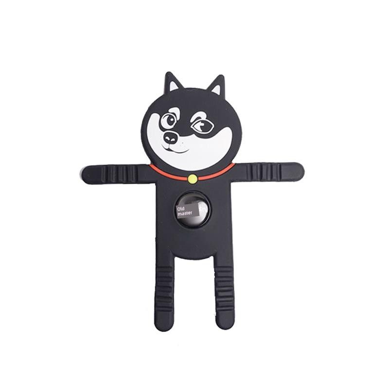 Trendy Phone Car Mount New Model Anti-Shake Cute Cartoon Dog Car Air Vent Holder Lazy Navigation Stand