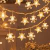 Flash Stars String Lights LED String Lights Christmas Tree Lamp Snowflake Light String  Camping