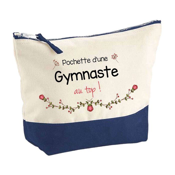 Trousse de maquillage - PLANETEE - Gymnaste au Top - Grand format - Coton - Impression HD