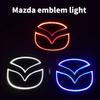 2025 Hot LED Badge Car Rear Front Light Emblem Logo Decoration for Mazda 2 3 6 CX7 8 CX5 MX5 323 Accessories Auto Styling Trunk