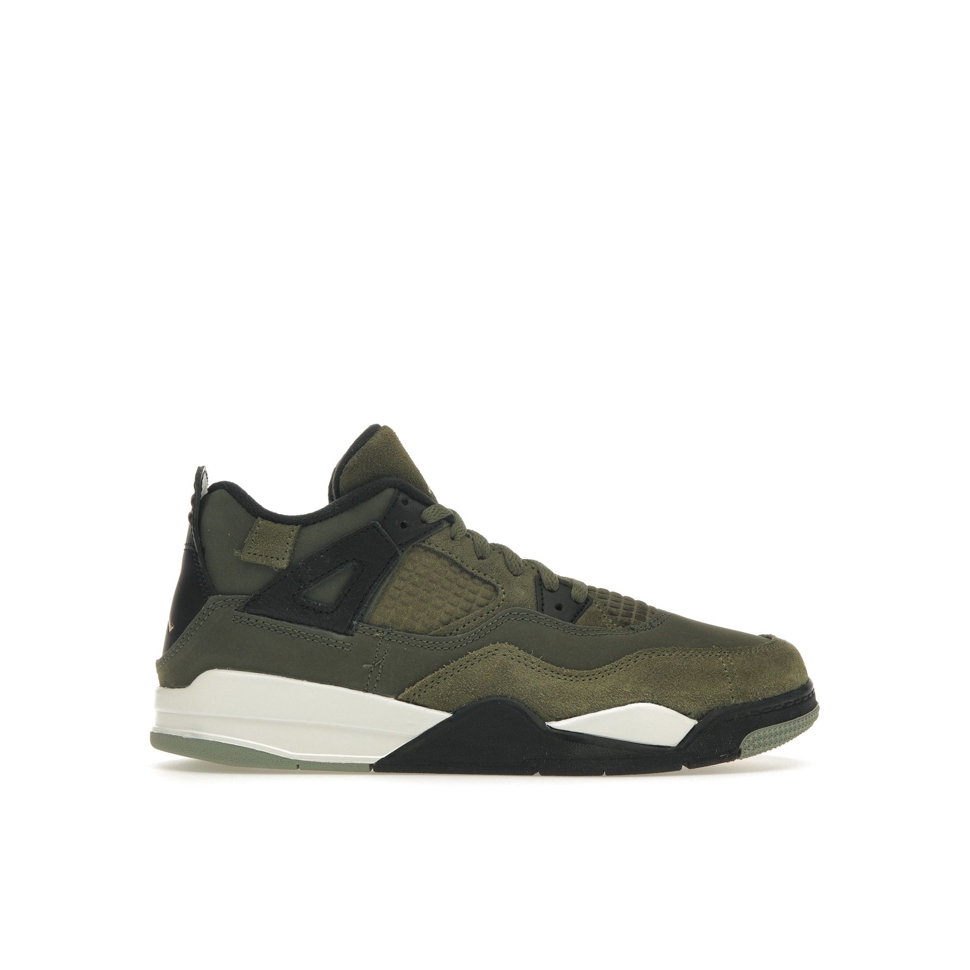 Jordan Kids Air Jordan 4 Retro SE Craft Medium Olive FB9929-200 32