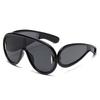 Sports Punk Oversized Sunglasses Steampunk Y2K Women Men Personality Sun Glasses Ladies  Luxury Brand Eyewear Goggle UV400