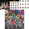 Halloween Skull Cake Topper Paper Party Decoration For Spooky Celebrations