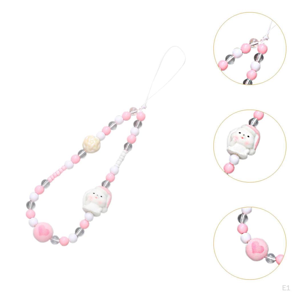 Perlen-Handyband Niedliche Hülle Handschlaufe Handgelenkband Mode Deko Damen Tasche