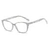 Square Printed Reading Glasses Women Men Anti Blue Light Presbyopia Eyeglasses Ultra Light Diopter +1.0 1.5 2.0 2.5 3.0 3.5 4.0