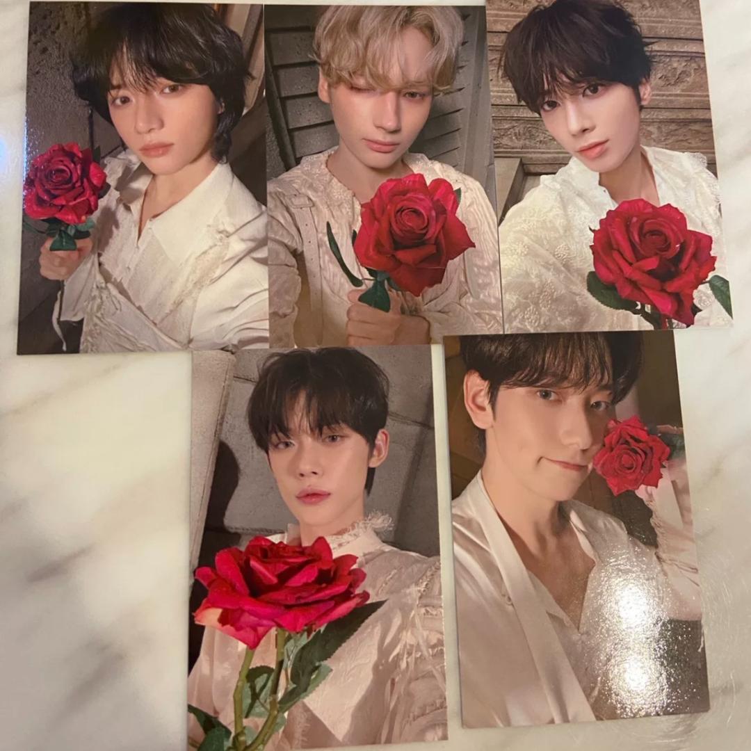 

[USED] Korea TXT TOMORROW Pre-recorded Limited Edition Sanok Trading Cards (5 Cards)