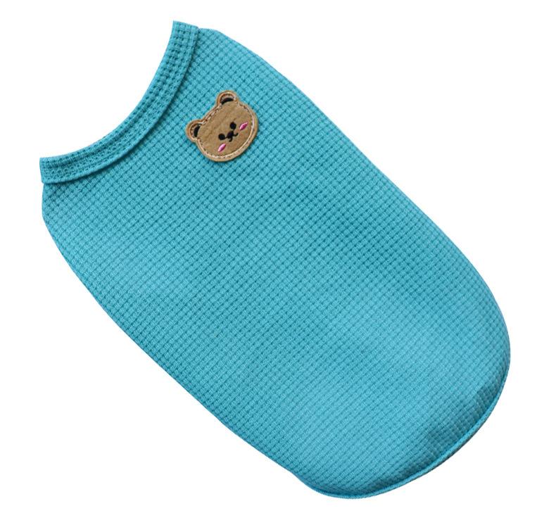 Spring Summer Pet Waffle Vest Teddy Bichon Puppy Dog Anxiety Outfit Cat Clothes Fashion Dog Clothes