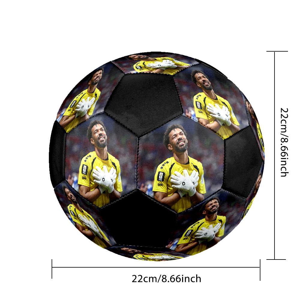 vozinha cabo verde Size 5 Soccer Ball, Machine-Stitched PVC, Durable & High Bounce, All Ages Fit, fan merchandise, matches & outdoor use.