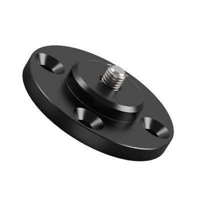 Base de Fixação de Suporte de Acessórios para Câmera em Liga de Alumínio Leve com Porta de Parafuso Universal 1/4 para Equipamentos de Fotografia