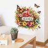 MAMA Mother's Day Theme Wall Sticker Self-Adhesive Removable for Living Room Bedroom Hallway Home Decor Art